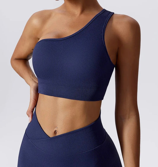 ADVANCE CROP TOP - NAVY