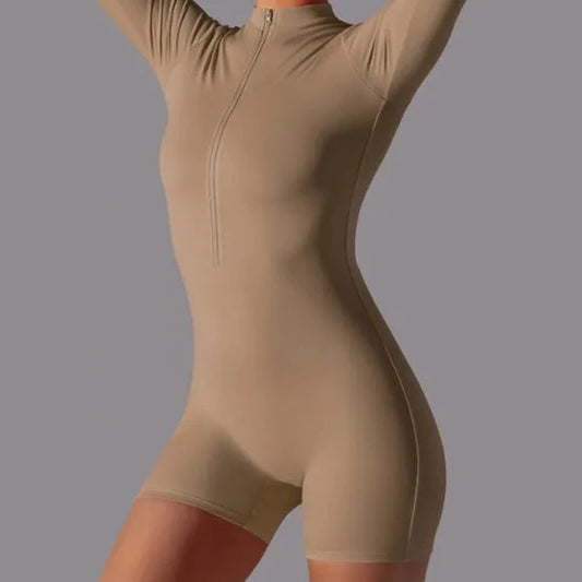 CONTOUR UNITARD - TAN